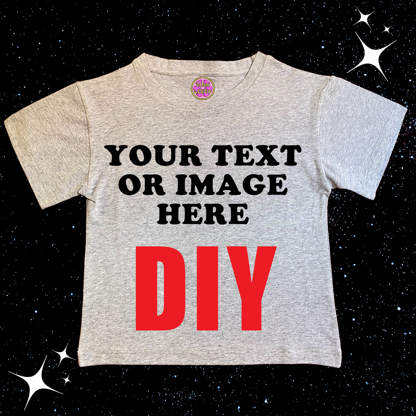 Custom Crop Tee Grey Shirts & Tops PinkLimes Trending Streetwear