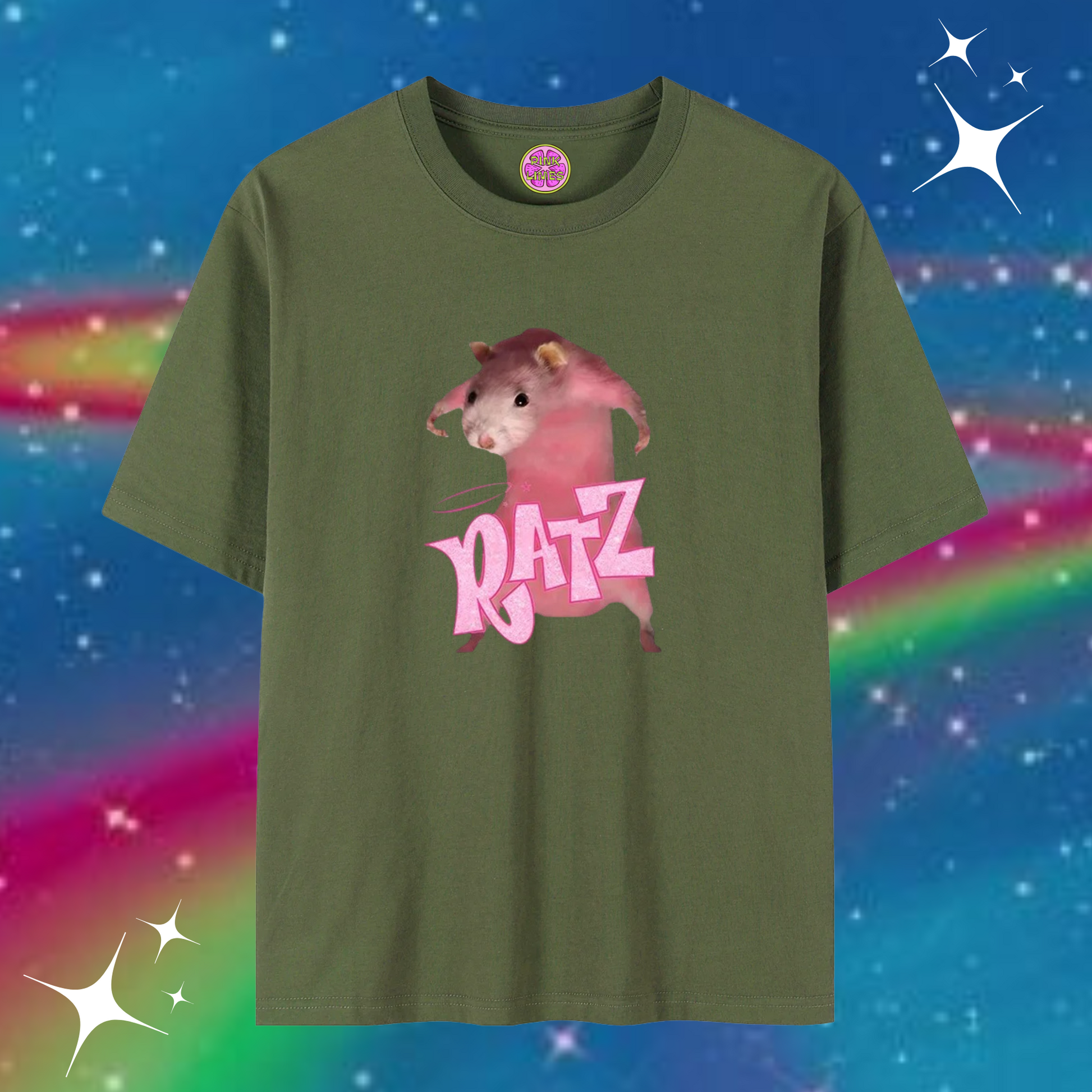 Ratz Baggy Tee Army Green