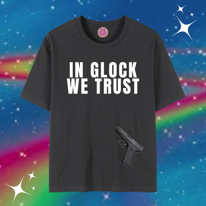 In Glock We Trust Baggy Tee Black