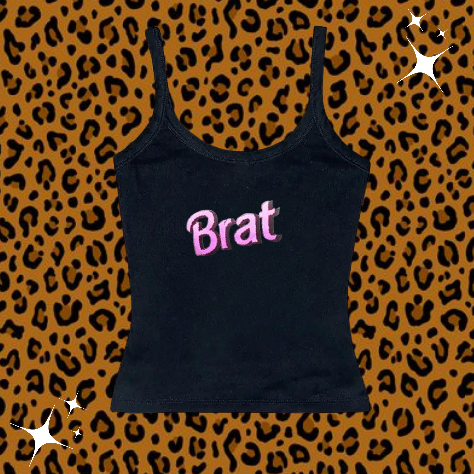 Brat Camisole Top Black