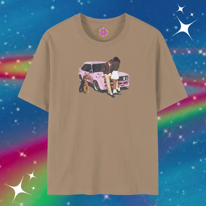 Car Love Baggy Tee Khaki