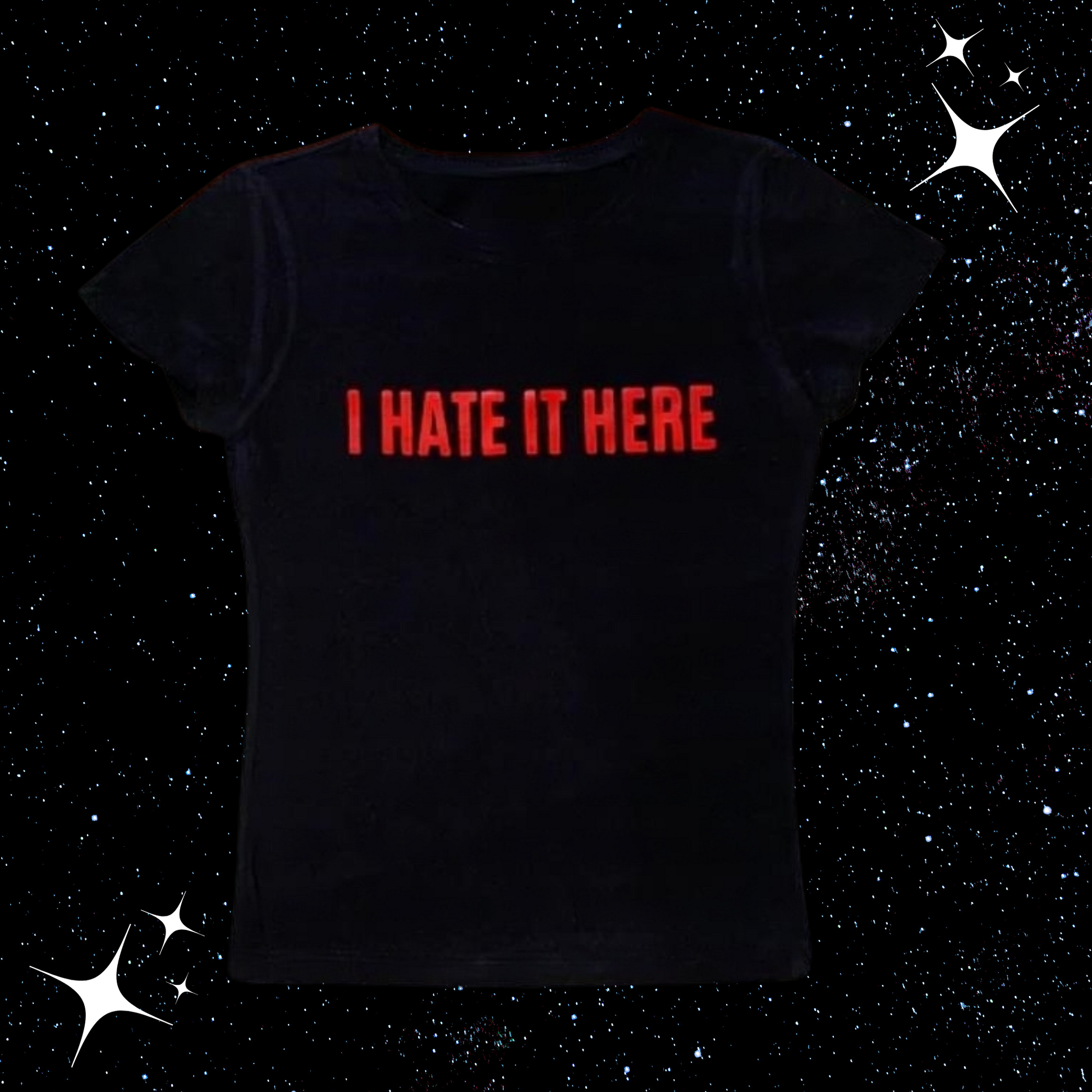 I Hate It Here Crop Tee