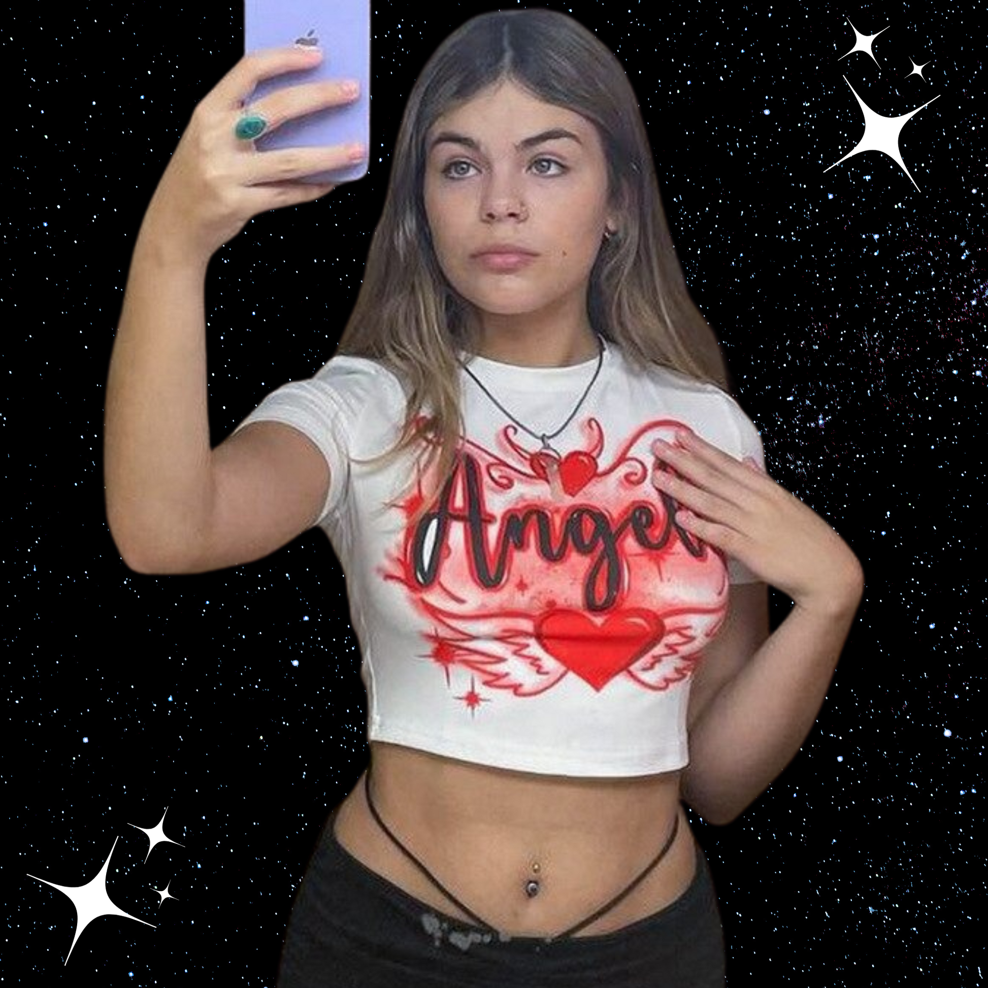 Angel Crop Tee