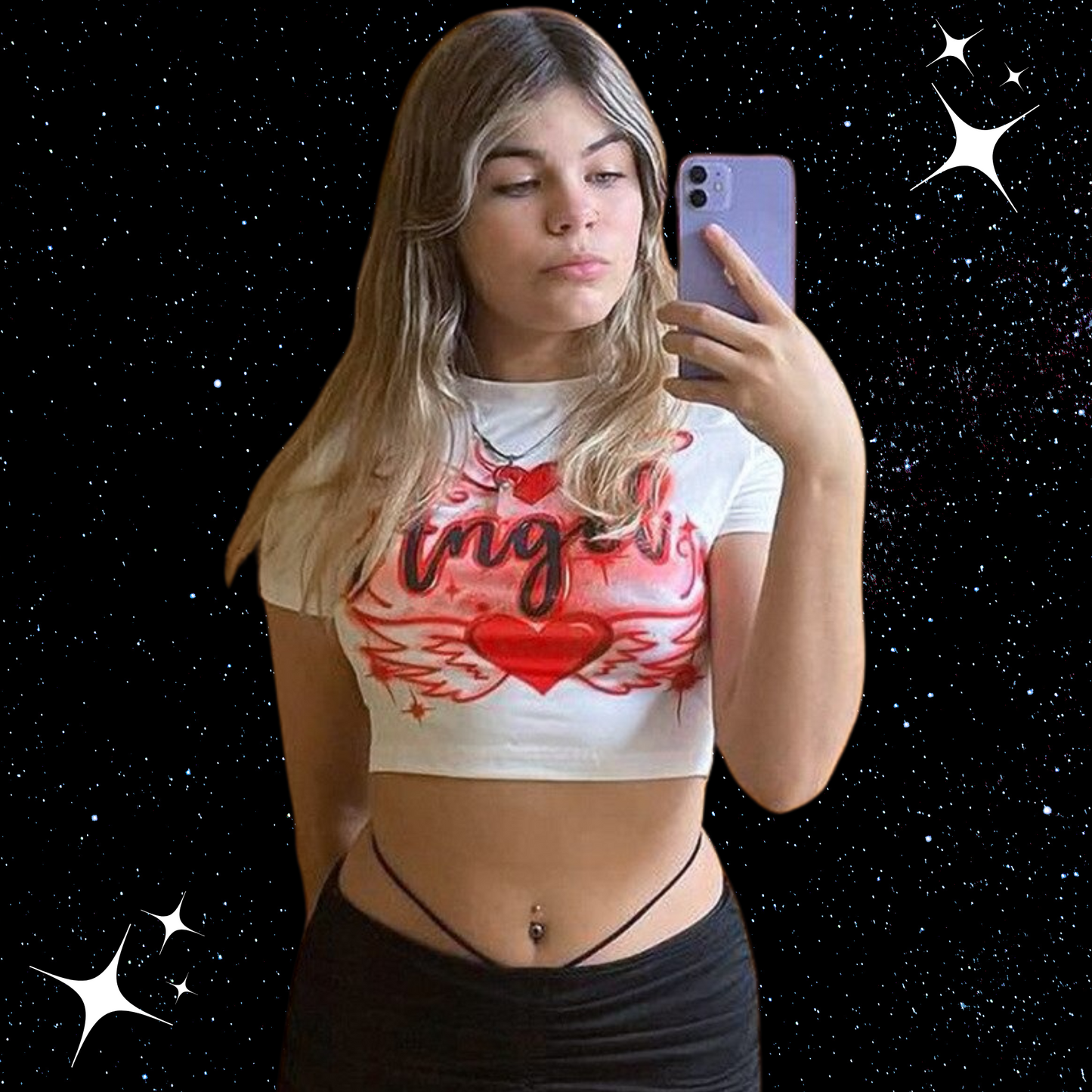 Angel Crop Tee