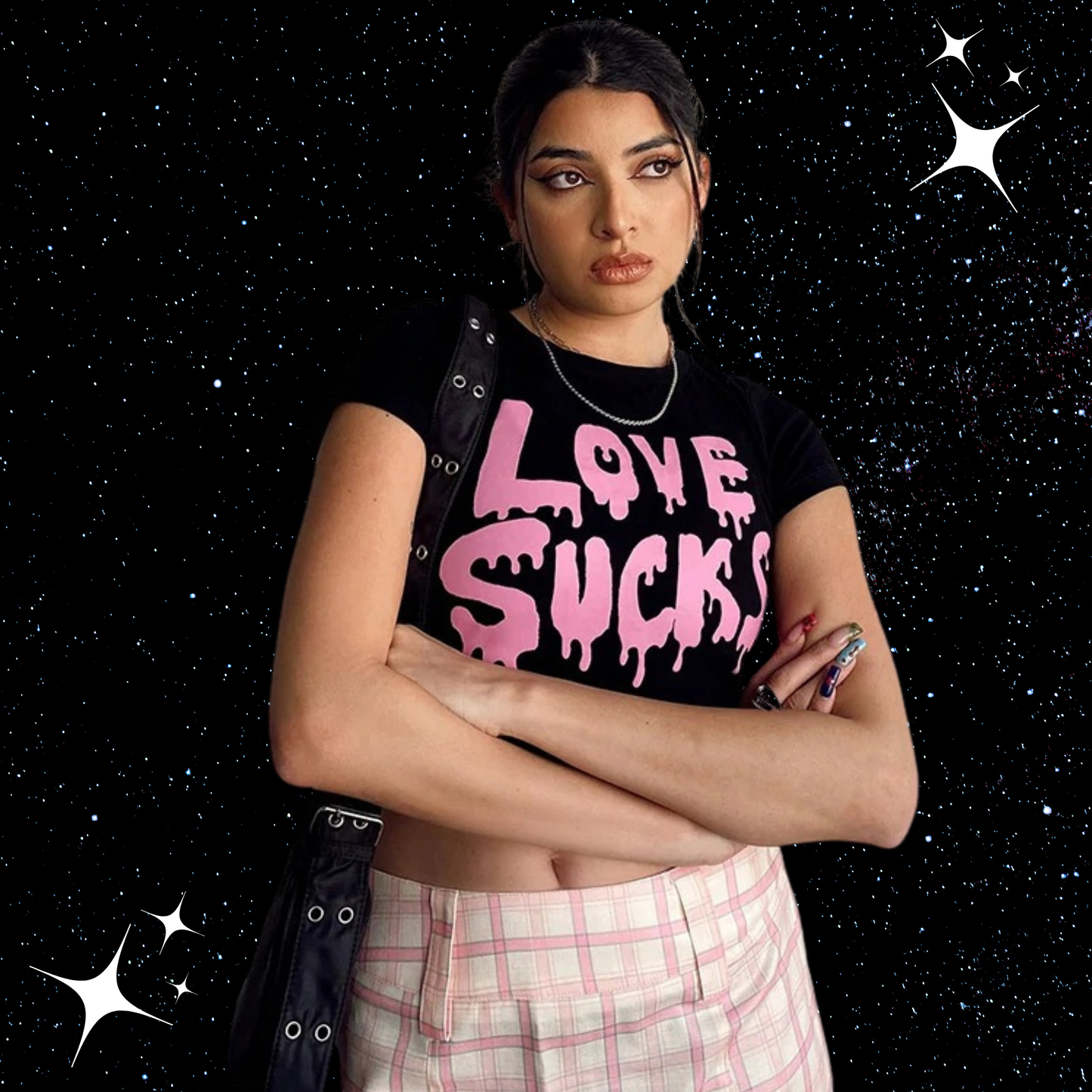 Love Sucks Crop Tee