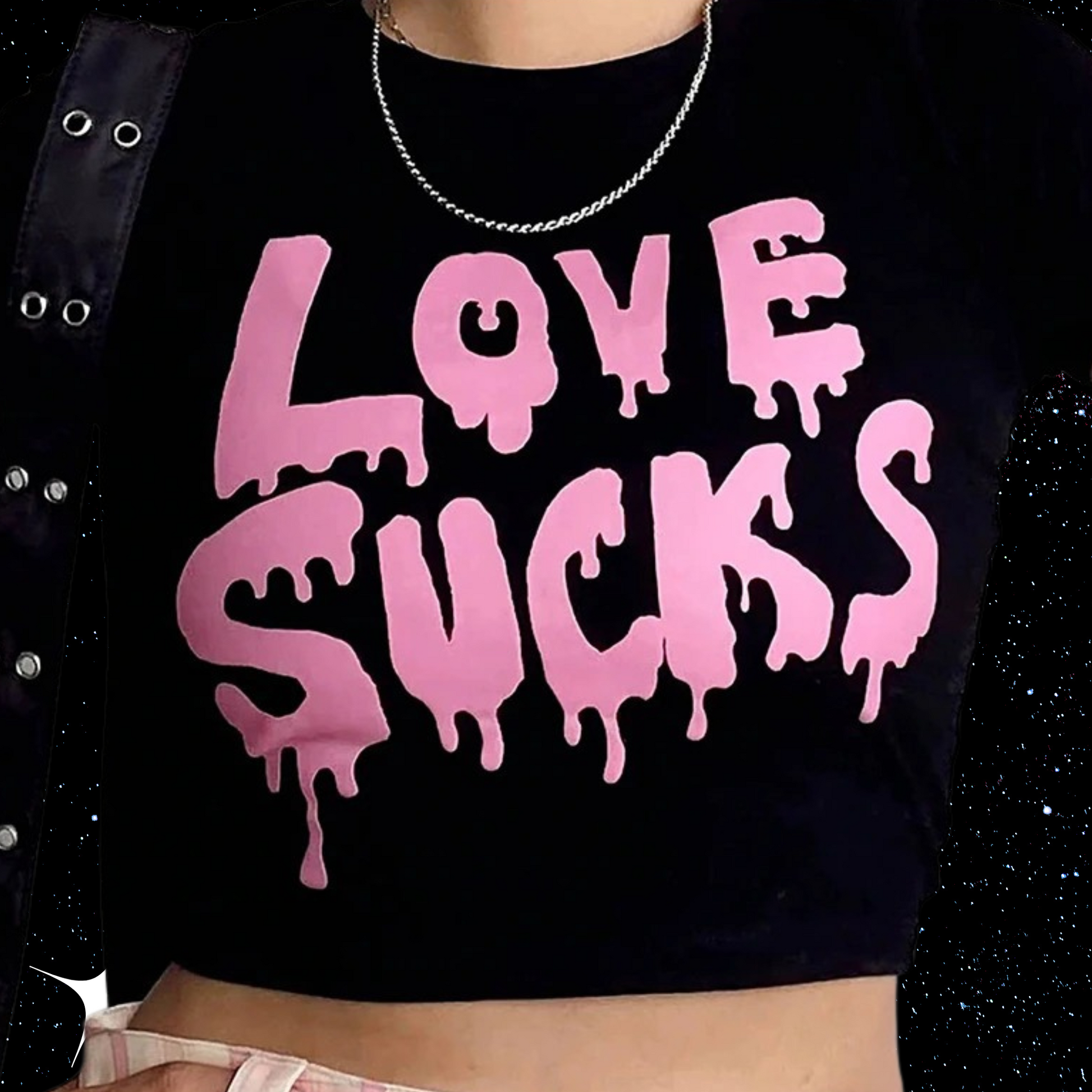 Love Sucks Crop Tee