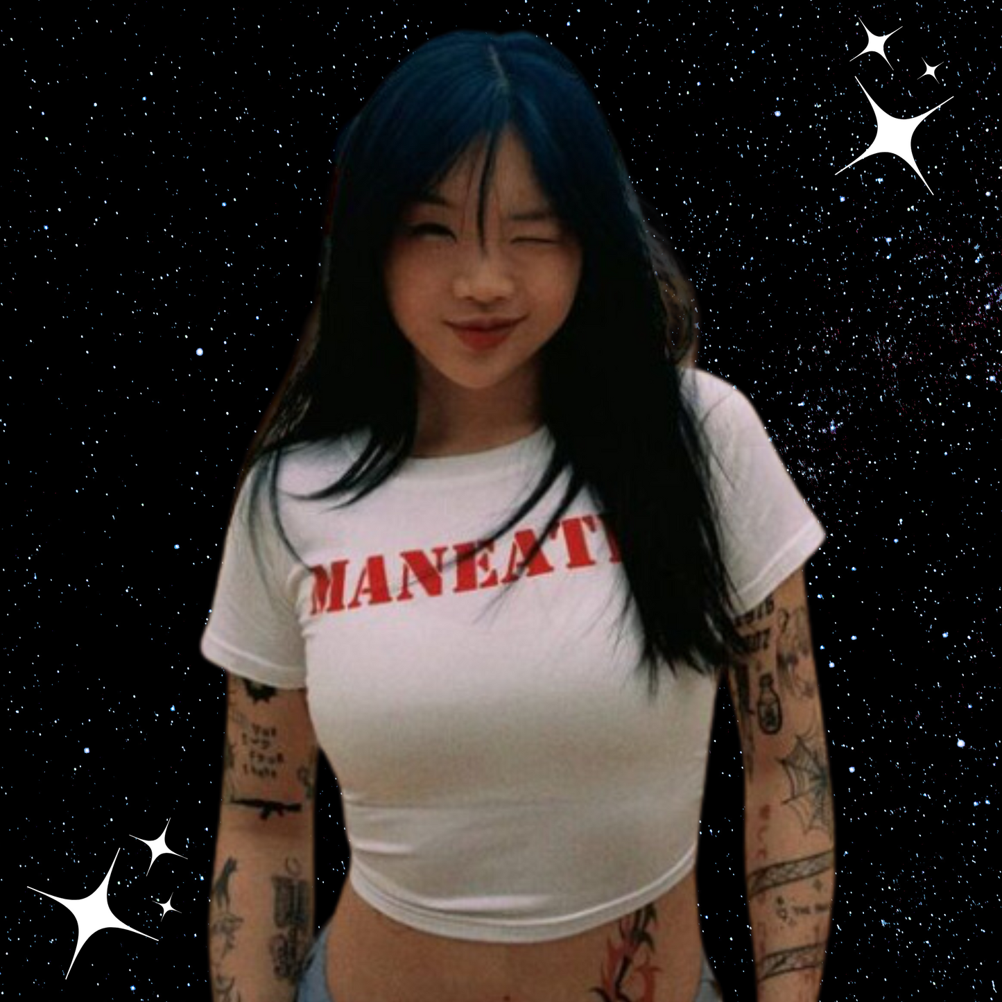 MANEATER Crop Tee