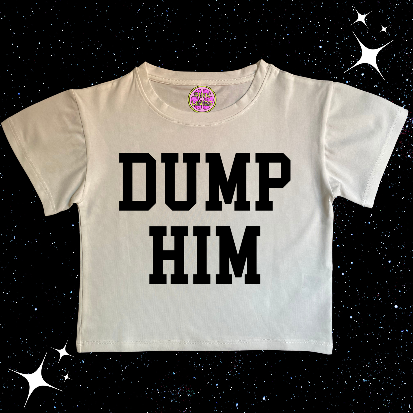 Dump Him Crop Tee